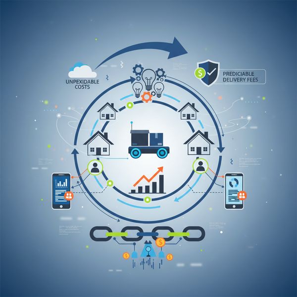 지역 소비자 구독형 로봇 배송
