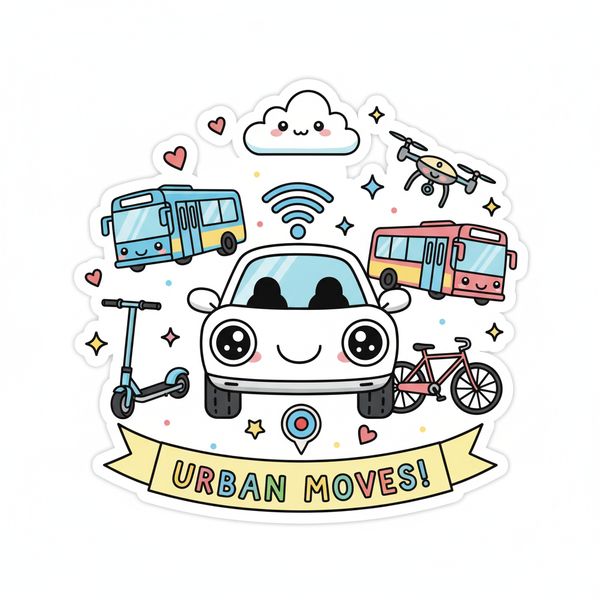 모빌리티 산업 아이콘